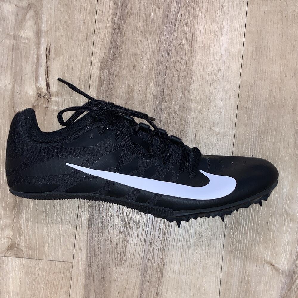 Nike Zoom Rival S Track Spikes Running Shoes Black/White 907564-001 ..Sz 7.5